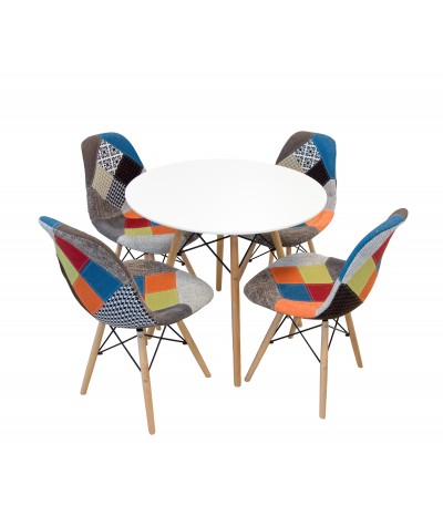 4 CHAIRS PALERMO A + TABLE...